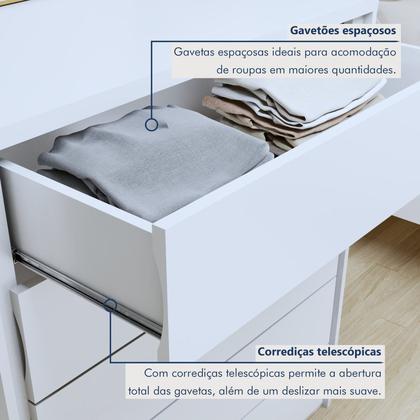 Imagem de Cômoda 5 Gavetas 100% em Mdf Unique