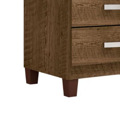 Imagem de Cômoda 5 Gavetas Grande Quarto Casal Madeira Malbec