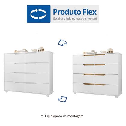 Imagem de Cômoda 8 Gavetas Doble