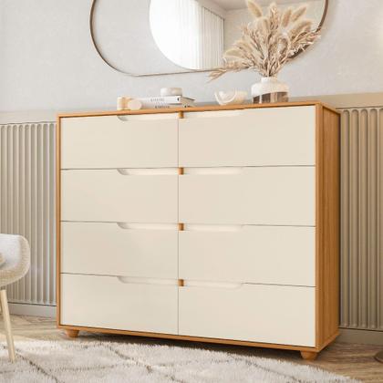 Imagem de Cômoda 8 Gavetas Flex Doble Albatroz