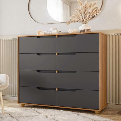 Imagem de Cômoda 8 Gavetas Flex Doble Albatroz