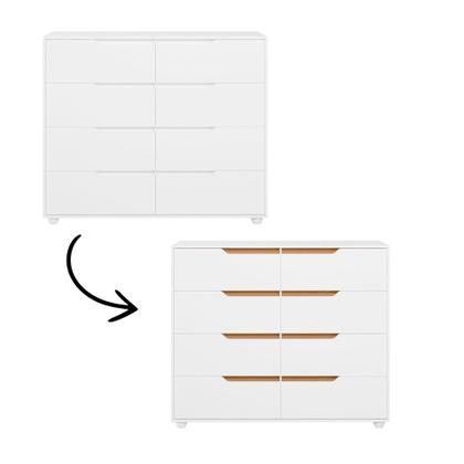 Imagem de Cômoda 8 Gavetas Flex Doble Albatroz