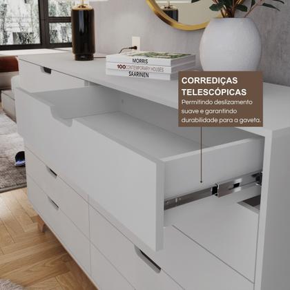 Imagem de Cômoda Alice 10 Gavetas em 100% Mdf
