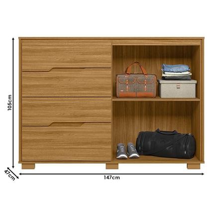 Imagem de Cômoda Ambiente Texas Freijó - Moval
