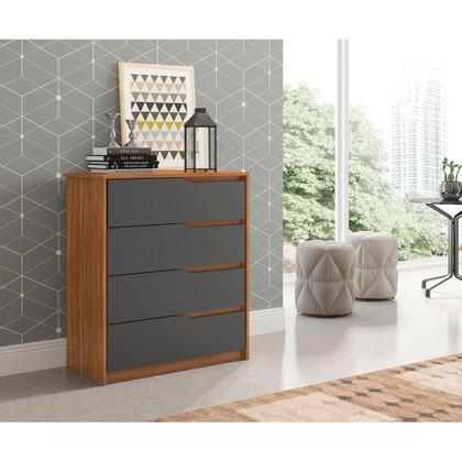 Imagem de Cômoda Átria 4 GV Amêndola e Grafito