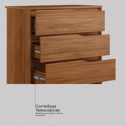 Imagem de Cômoda Atria Quarto com 4 Gavetas