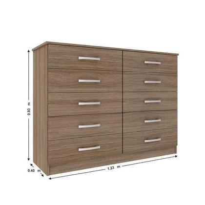 Imagem de Cômoda Austin 10 Gavetas