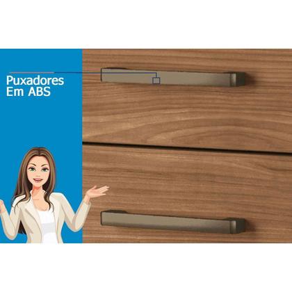 Imagem de Cômoda Casal Marabá 1.6 1 Porta + 2 Nichos e 6 Gavetas c/ Espelho e Pés Branco - Santos Andirá
