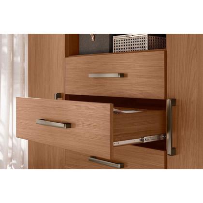 Imagem de Cômoda Casal Master c/ 2 Portas 1 Nicho e 4 Gavetas Branco - Santos Andirá