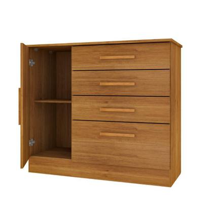 Imagem de Cômoda Chicago 1 Porta 4 Gavetas TCIL Cinamono