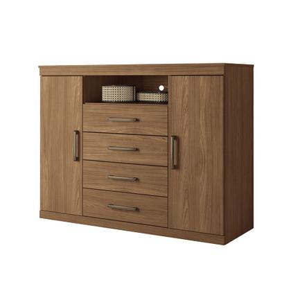 Imagem de Cômoda com 2 Portas e 4 Gavetas Havana Master Santos Andirá