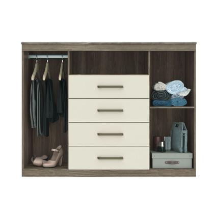 Imagem de Cômoda com 2 Portas e 4 Gavetas Havana Master Santos Andirá