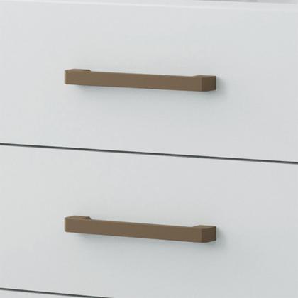 Imagem de Cômoda com 2 Portas e 4 Gavetas Havana Master Santos Andirá