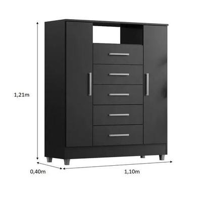 Imagem de Comoda com 2 sapateiras e 5 gavetas -Isabele Onix