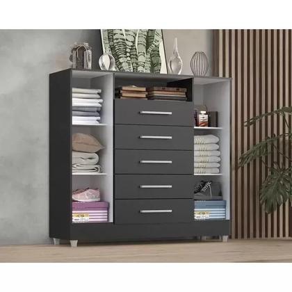 Imagem de Comoda com 2 sapateiras e 5 gavetas -Isabele Onix