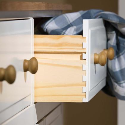 Cômoda com 8 Gavetas Branco - Pense Dentro da Caixa Imagem de Cômoda com 8 Gavetas Branco