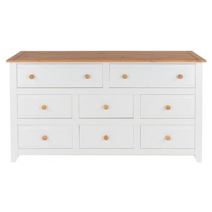 Cômoda com 8 Gavetas Branco - Pense Dentro da Caixa Imagem de Cômoda com 8 Gavetas Branco