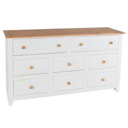 Cômoda com 8 Gavetas Branco - Pense Dentro da Caixa Imagem de Cômoda com 8 Gavetas Branco