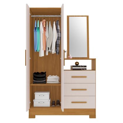 Imagem de Cômoda com Espelho 1 Porta 3 Gavetas NT 5165