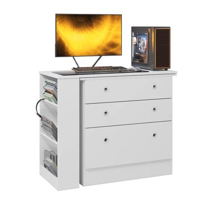 Imagem de Cômoda Com Mesa Giratória Multiuso Gamer