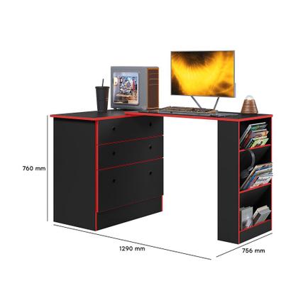 Imagem de Cômoda Com Mesa Giratória Multiuso Gamer