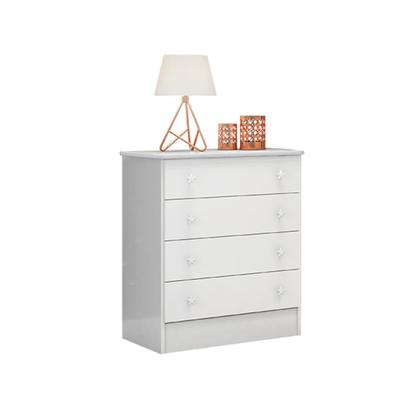 Imagem de Cômoda de Bebê 4 Gavetas Doce Sonho 777 Branco