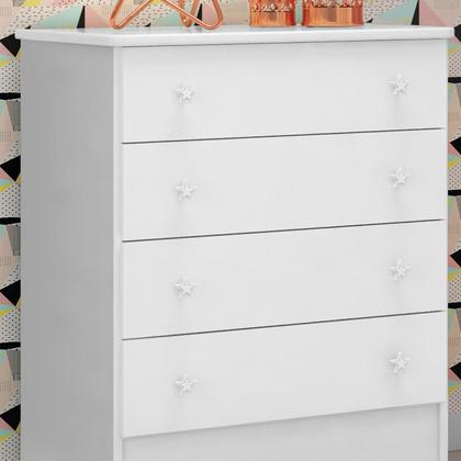 Imagem de Cômoda de Bebê 4 Gavetas Doce Sonho 777