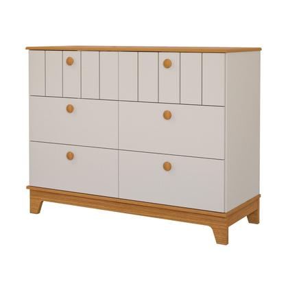 Imagem de Cômoda de Bebê com 6 Gavetas Chantilly Expresso Móveis