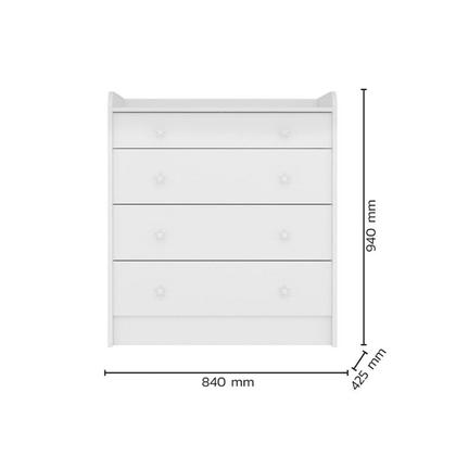 Imagem de Cômoda de Bebê com Trocador Doce Sonho 2523