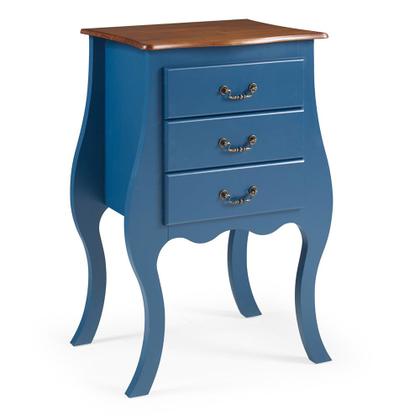 Imagem de Cômoda de Madeira com 3 Gavetas Bombê Antique - 1024