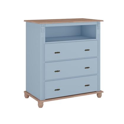 Imagem de Cômoda de Madeira com 3 Gavetas e Nicho Antique - 401