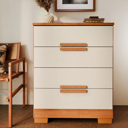 Imagem de Cômoda de Quarto Napoles com 4 Gavetas em MDF MDP  Design Moderno e Compacto