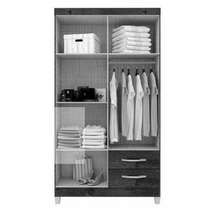 Imagem de Cômoda E Guarda Roupa 4 Portas Ternura Baby Branco Flex - Incorplac