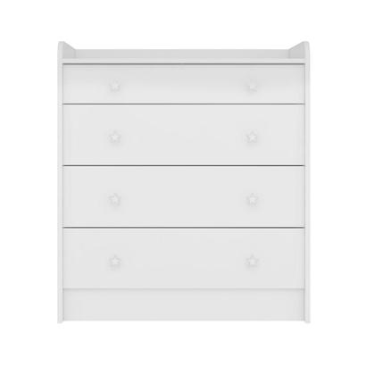 Imagem de Cômoda e Roupeiro com 2 Portas Montreal Branco Branco