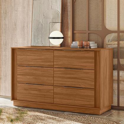 Imagem de Cômoda Giardino Quarto com 6 Gavetas