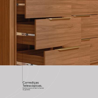 Imagem de Cômoda Giardino Quarto com 6 Gavetas