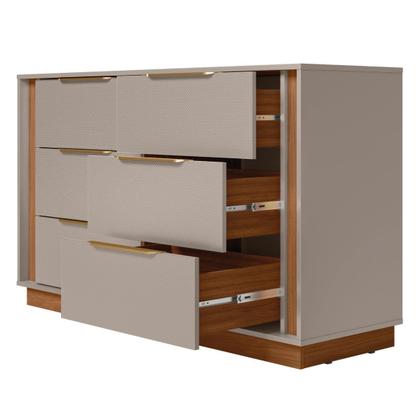 Imagem de Cômoda Giardino Quarto com 6 Gavetas