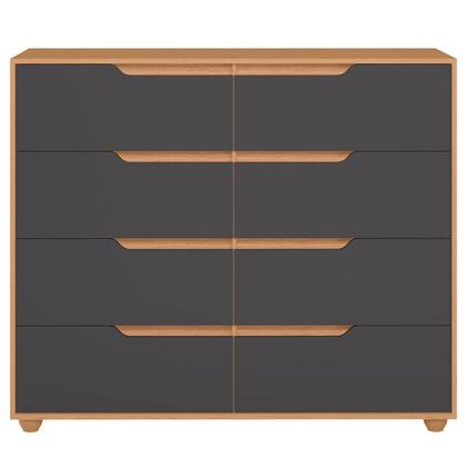 Imagem de Cômoda Grande 8 Gavetas Doble Flex