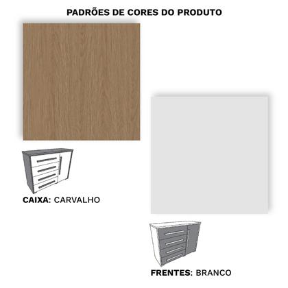 Imagem de Cômoda Grande com Sapateira e 4 Gavetas Angra Rimo