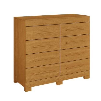 Imagem de Cômoda Índia 08 Gavetas 100% MDF Linhamobília