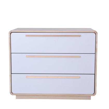 Imagem de Cômoda Infantil 3 Gavetas Wave Branco/Nature