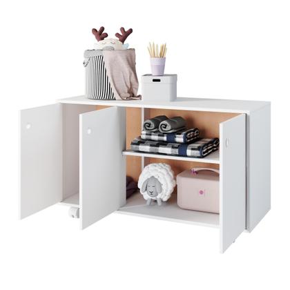 Imagem de Cômoda Infantil 3 Portas 1 Prateleira