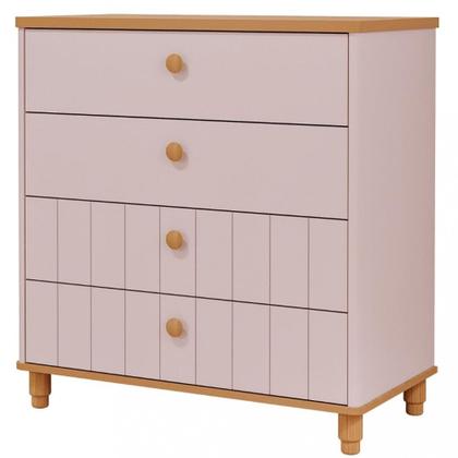 Imagem de Cômoda Infantil 4 Gavetas com Pés 100 MDF Lívia Permobili