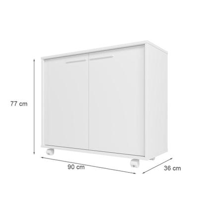 Imagem de Cômoda Infantil Alegria 2 PT Branca