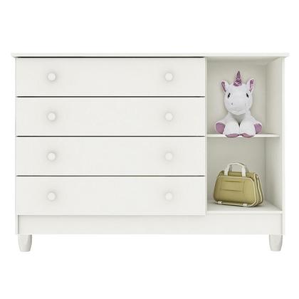 Imagem de Cômoda Infantil Gran Selena Branco Brilho - Carolina
