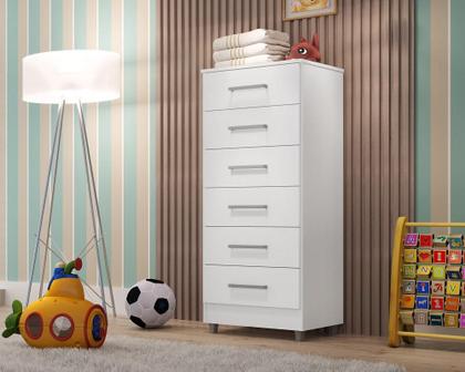 Imagem de Comoda Infantil Helena 6 Gavetas
