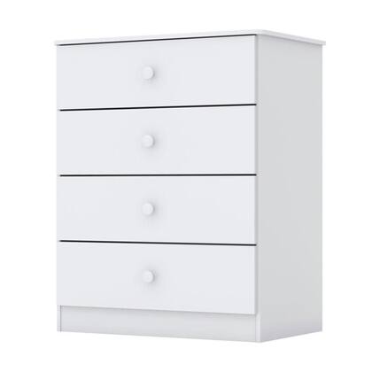 Imagem de Cômoda Infantil Labirinto Branco Brilho  Henn