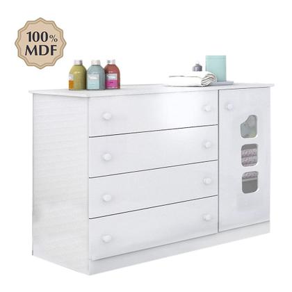 Imagem de Cômoda Infantil Lívia Phoenix Baby Branco