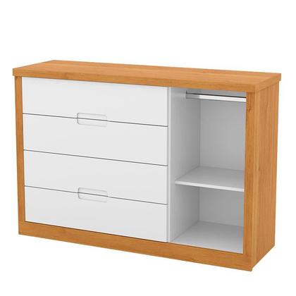 Imagem de Cômoda Infantil Tutto New Freijó Branco Soft - Matic