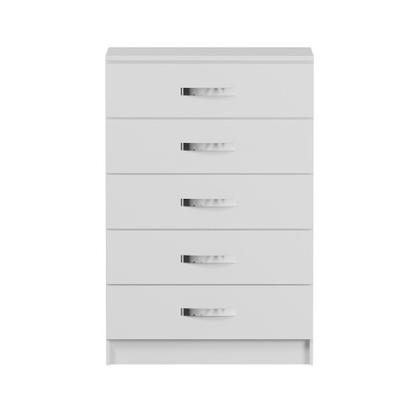 Imagem de Cômoda Irene 5 Gavetas Evidência Branco